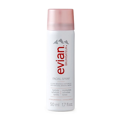 EVIAN Натуральная минеральная вода-спрей Evian белита розовая вода hydrosedeluxe ее крем для лица с матирующим тональным эффектом тон натуральный 30