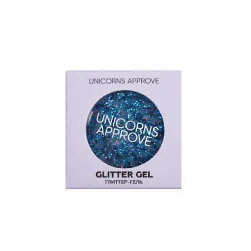 Глиттер UNICORNS APPROVE Глиттер-гель для лица и тела "Barney"