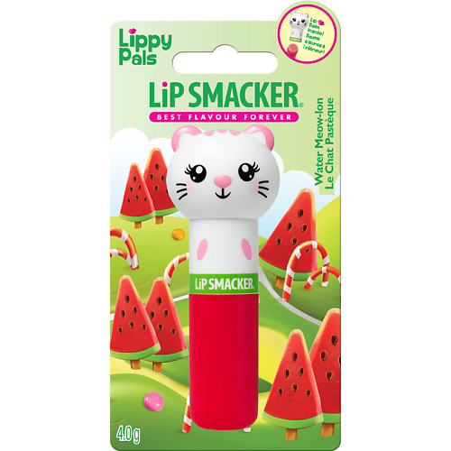 Бальзам для губ LIP SMACKER Блеск для губ Киттен с ароматом Арбуз цена и фото
