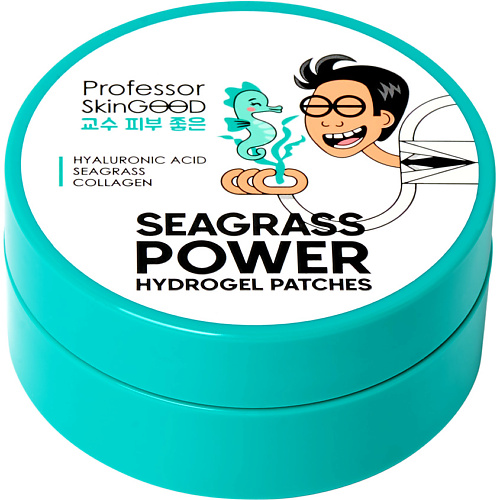 PROFESSOR SKINGOOD Патчи для глаз гидрогелевые с водорослями professor skingood полоски для носа blackheads out