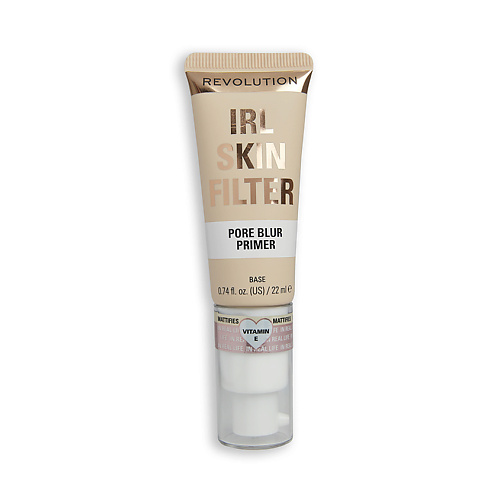 REVOLUTION MAKEUP Праймер для лица выравнивающий IRL Skin Filter Pore Blur Primer ciate london праймер для лица сияющий с витамином с dewy skin