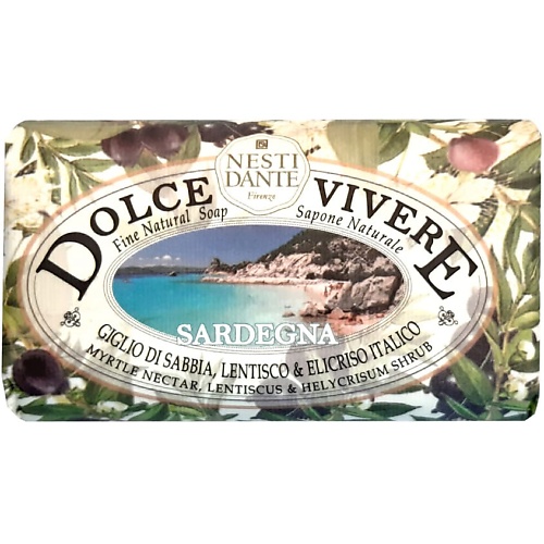 Мыло твердое NESTI DANTE Мыло Dolche Vivere Sardegna цена и фото