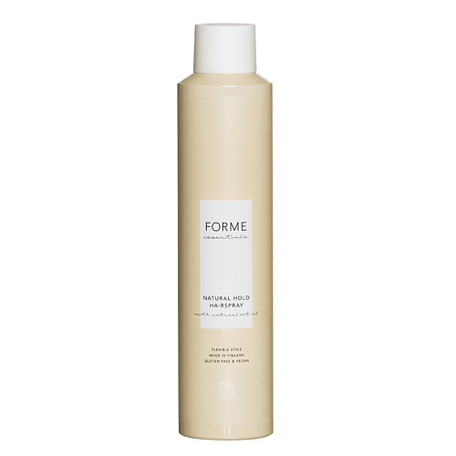 лак сильной фиксации forme strong hold hairspray 300 мл Лак для укладки волос FORME ESSENTIALS Лак для волос средней фиксации Natural Hold Hairspray