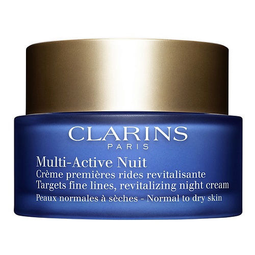 CLARINS Ночной крем для нормальной и сухой кожи Multi-Active dearboo крем для контура глаз ночной с ретинолом и гиалуроновой кислотой anti age 30