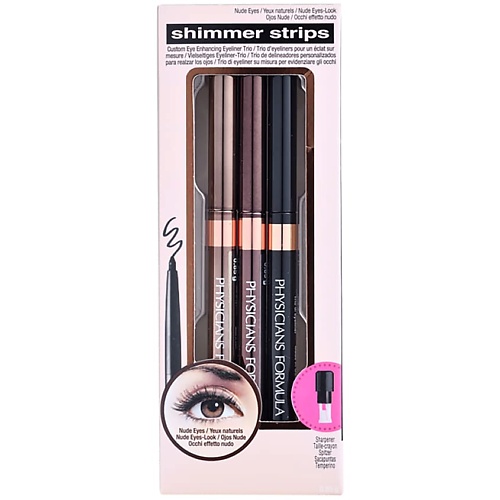 фото Physicians formula набор карандаши для век shimmer strips custom eye enhancing eyeliner trio-nude eyes