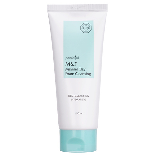 PARALAPIEL Пенка для умывания Paralapiel M&F Mineral Clay Foam Cleansing aravia professional маска для глубокого очищения лица против черных точек head clay mask