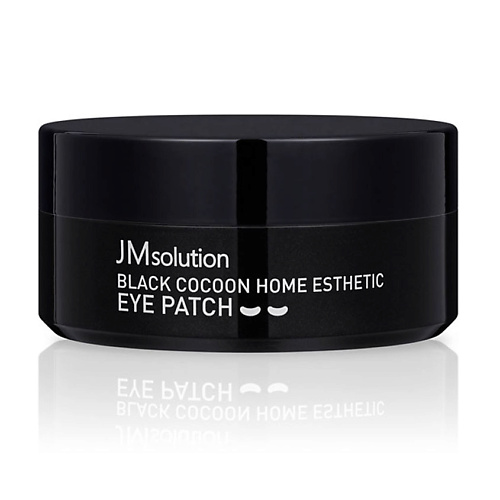 JM SOLUTION Патчи для области вокруг глаз гидрогелевые с шелком кокона и углем Black Cocoon Home Esthetic Eye Patch