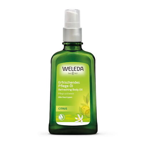 WELEDA Цитрусовое освежающее масло для тела weleda розовый дезодорант