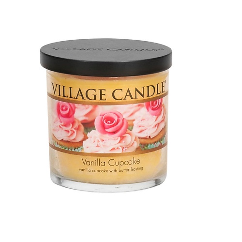 

VILLAGE CANDLE Ароматическая свеча "Vanilla Cupcake", стакан, маленькая, Ароматическая свеча "Vanilla Cupcake", стакан, маленькая