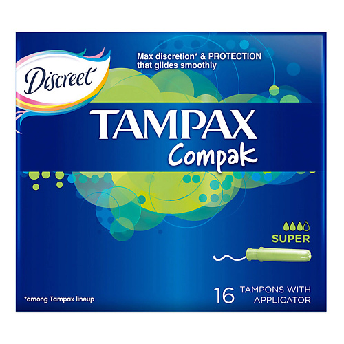 TAMPAX Compak Тампоны женские гигиенические с аппликатором Super Duo tampax женские гигиенические тампоны с аппликатором pearl compak