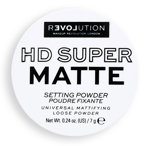 Пудра для лица RELOVE REVOLUTION Рассыпчатая пудра для лица Super HD Setting Powder фиксирующая, прозрачная, матирующая оттеночная рассыпчатая пудра для лица ultra hd setting powder 16 гр