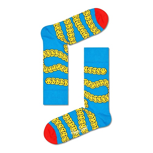 Носки HAPPY SOCKS Носки Distorted Smiley 6000 носки happy socks носки hamburger 6000