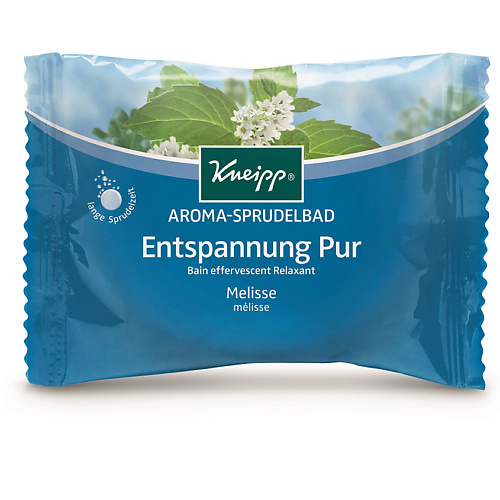 KNEIPP Бомбочка (таблетка) солевая ароматическая для жемчужной ванны с мелиссой