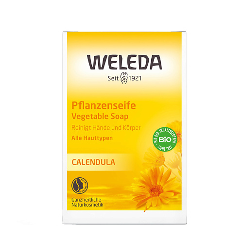 WELEDA Растительное мыло с календулой weleda растительное мыло с календулой