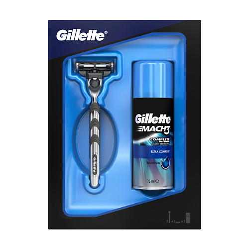 GILLETTE Подарочный набор Gillette Mach3 беспроводной набор клавиатура мышь sven comfort 3300 wireless