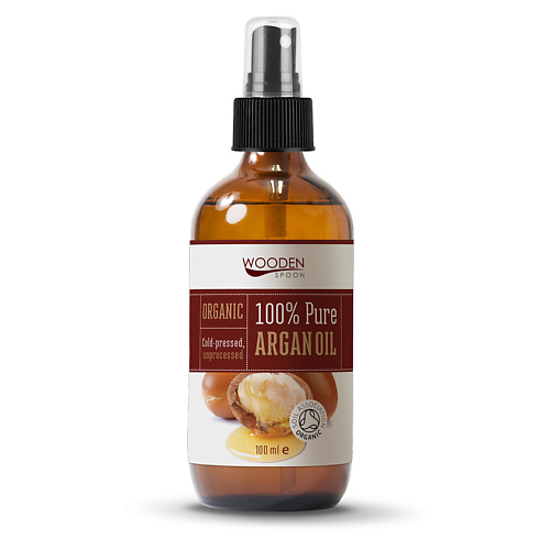 Масло для тела WOODEN SPOON Масло аргановое Argan Oil масло для тела wooden spoon масло для тела детское кокос и масло ши organic baby butter coconut