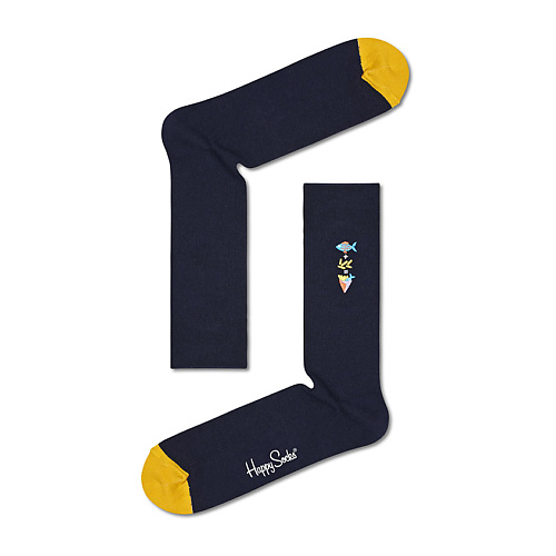 

HAPPY SOCKS Носки Ribbed Embroidery 6500, Носки Ribbed Embroidery 6500