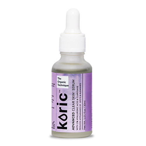 KORIC Сыворотка для проблемной кожи Advanced Clear Skin + Serum гель для поддержания гигиены жирной кожи clear