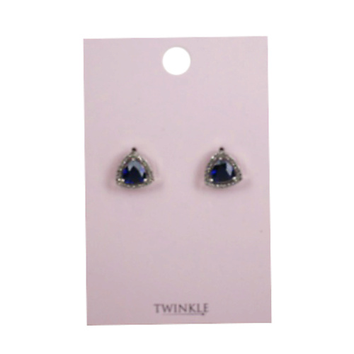 

TWINKLE Серьги Dark Blue Triangle, Серьги Dark Blue Triangle