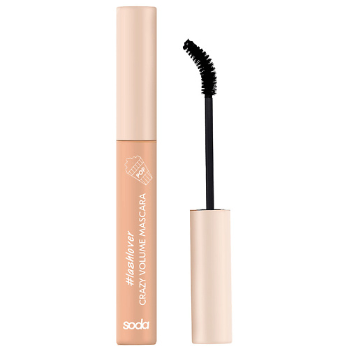 SODA CRAZY VOLUME MASCARA #lashlover Тушь для ресниц soda thick n curl mascara lashlover тушь для ресниц