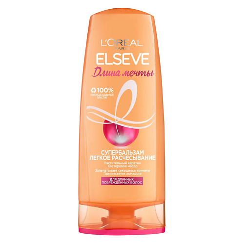 ELSEVE Супербальзам Легкое Расчесывание "Длина Мечты", для длинных поврежденных волос Dream Length