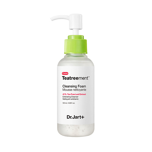 

DR. JART+ Очищающая пенка c экстрактом чайного дерева для проблемной кожи Teatreement Cleansing Foam, Очищающая пенка c экстрактом чайного дерева для проблемной кожи Teatreement Cleansing Foam