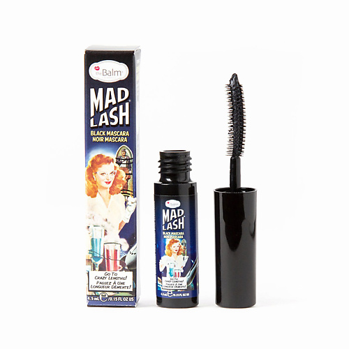 THEBALM Тушь для ресниц объем и длина Mad Lash в дорожном формате thebalm хайлайтер mary lou manizer в дорожном формате