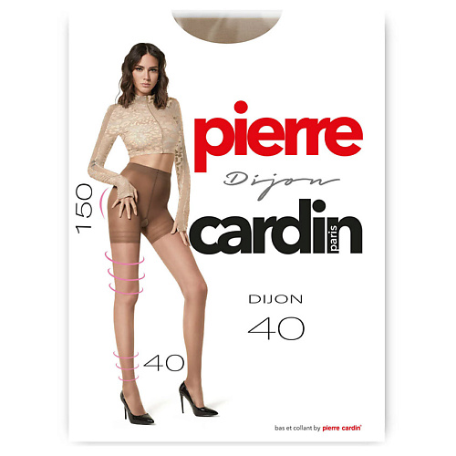 колготки pierre cardin dijon 40 den размер 3 черный Колготки PIERRE CARDIN Колготки женские Dijon 40 ден Visone