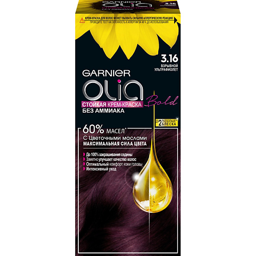 фото Garnier стойкая крем-краска для волос "olia" с цветочными маслами, без аммиака