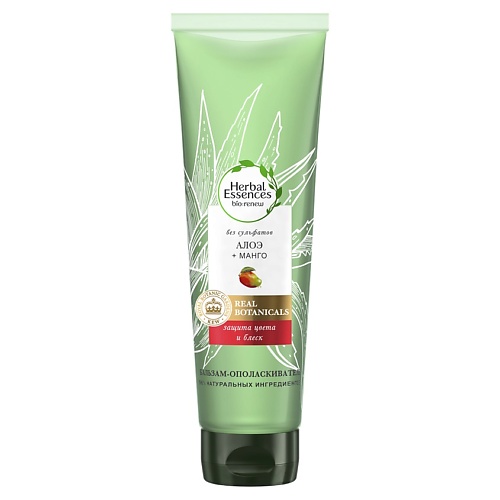 HERBAL ESSENCES Бальзам для волос Алоэ и Манго Real Botanicals