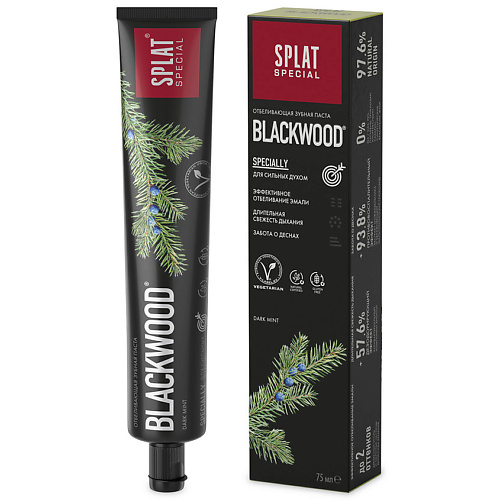 Уход за полостью рта SPLAT Зубная паста BLACKWOOD