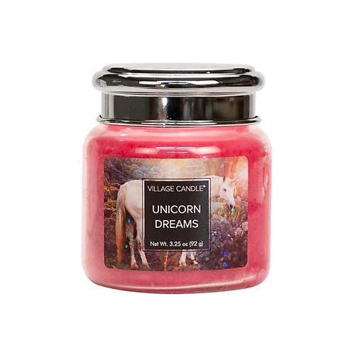 Свеча ароматическая VILLAGE CANDLE Ароматическая свеча "Unicorn Dreams", маленькая