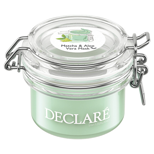 DECLARÉ Маска-антистресс для лица с зеленым чаем матча и алоэ вера Matcha & Aloe Vera Mask zero age ночная крем маска антистресс