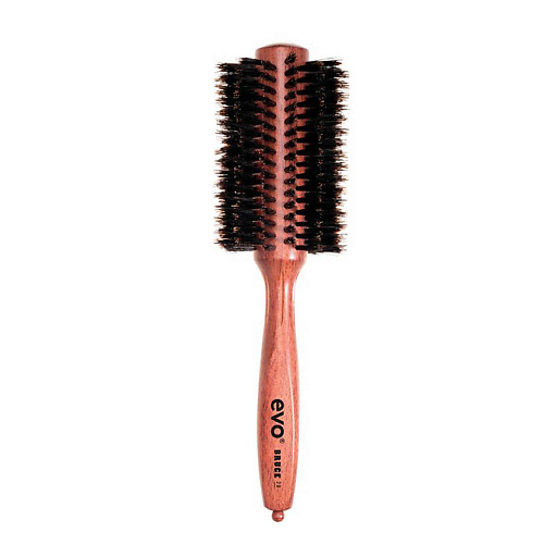 цена Щетка для волос EVO [Брюс] Круглая щетка с натуральной щетиной для волос 28мм evo bruce 28 natural bristle radial brush