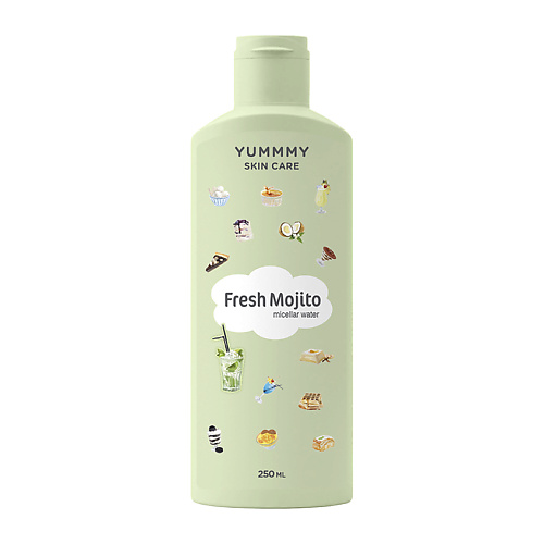 Мицеллярная вода YUMMMY Мицеллярная вода Fresh Mojito yummmy yummmy дезодорант антиперспирант шариковый смузи клубника и черешня