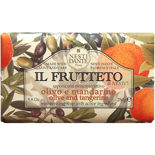 NESTI DANTE Мыло IL FRUTTETO Pure olive & Tangerine nesti dante мыло rosa campagna