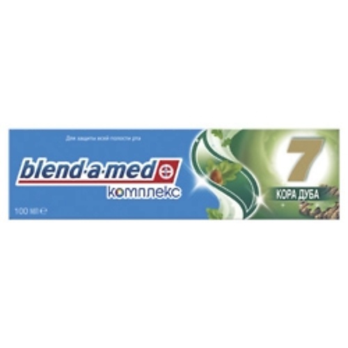 BLEND-A-MED Зубная паста Complete 7 Кора Дуба жемчужная ополаскиватель для полости рта кора дуба 600