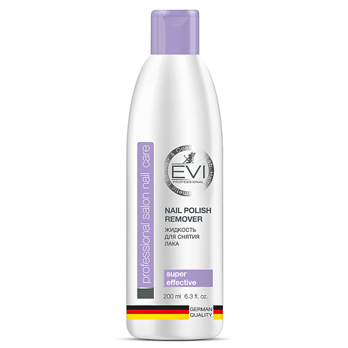 Жидкость для снятия лака EVI PROFESSIONAL Жидкость для снятия лака с ацетоном Professional Salon Nail Care Nail Polish Remover