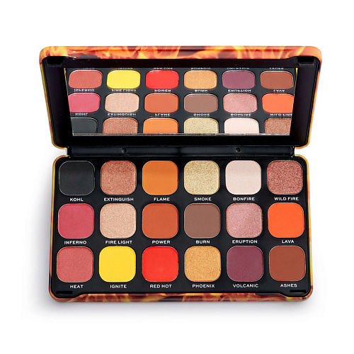 

REVOLUTION MAKEUP Палетка теней для век FOREVER FLAWLESS Fire, Палетка теней для век FOREVER FLAWLESS Fire