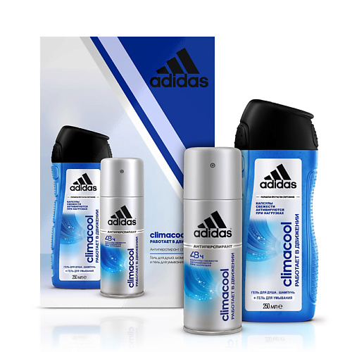 ADIDAS Подарочный набор для мужчин Climacool adidas роликовый дезодорант антиперспирант для мужчин fresh