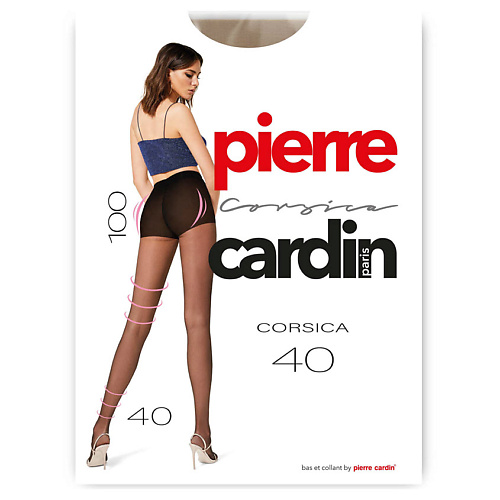 PIERRE CARDIN Колготки Corsica 40 ден VISONE pierre cardin колготки женские 150 ден микрофибра paris fumo