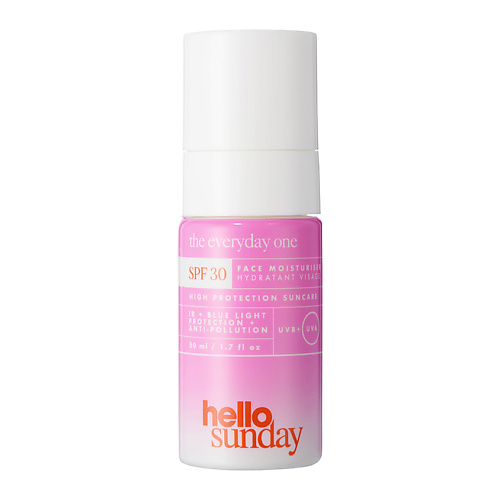 Солнцезащитный крем для лица HELLO SUNDAY Крем для лица увлажняющий SPF 30 уход за кожей лица dr jart биом крем для лица легкий увлажняющий