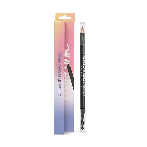 карандаш для бровей delilah карандаш для бровей с щеточкой brow line retractable eyebrow pencil Карандаш для бровей SELFIE STAR Карандаш для бровей с щеточкой Eyebrow Pencil