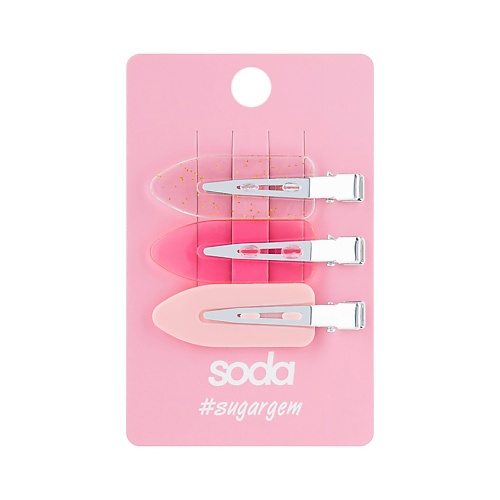 

SODA Набор заколок PINK #sugargem, Набор заколок PINK #sugargem