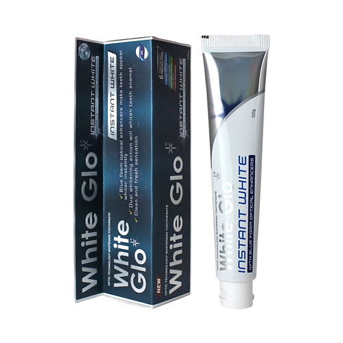 WHITE GLO Зубная паста мгновенное отбеливание arepo зубная паста в таблетках отбеливание ultra 55