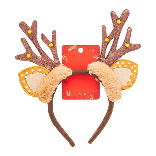 Ободок TWINKLE Ободок для волос CHRISTMAS DEER cute christmas antler luminous headhoop led light flashing elk forest branch deer ear headband christmas party cosplay headwear