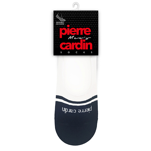 Подследники PIERRE CARDIN Подследники мужские FABIEN белый/синий мысок носки pierre cardin lyon размер 41 42 синий