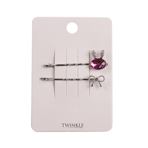 TWINKLE Заколки для волос 2 шт Glass Rabbit 75₽