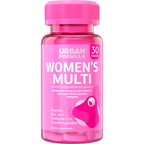 фото Urban formula биологически активная добавка к пище "витаминно-минеральный комплекс для женщин от а до zn"