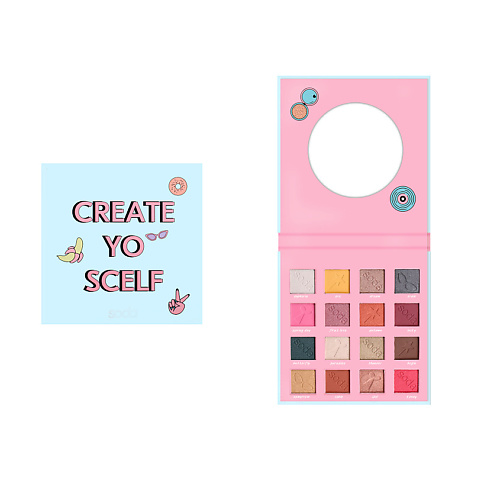 SODA EYESHADOW PALETTE #makeitslay Тени для век CREATE YO'SCELF create your balance gaze defining eyeshadow duo создай свой баланс подчеркивающие взгляд двойные тени для век